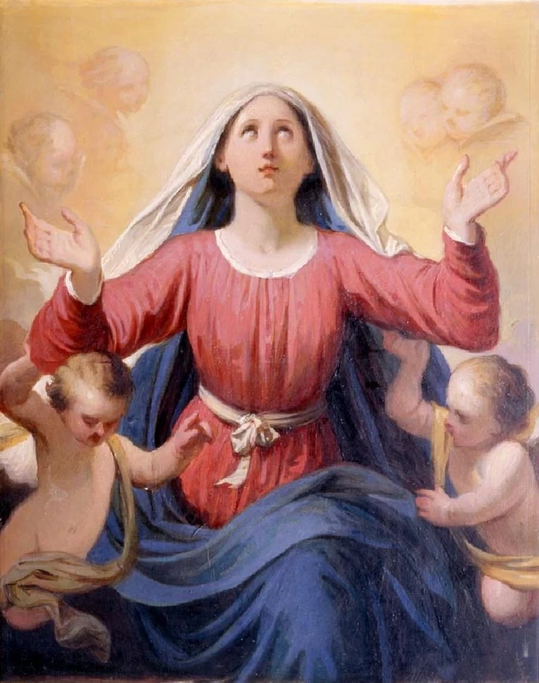 Madonna Assunta con angeli - Monte San Pietro, Bologna